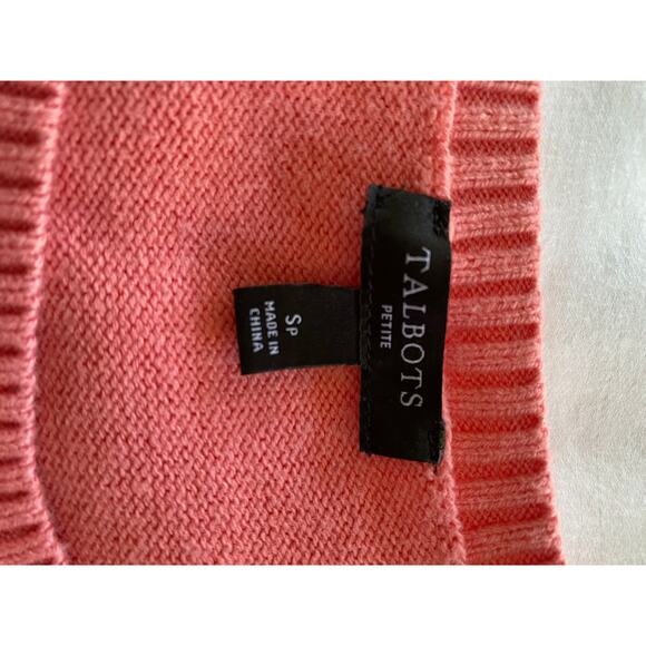 Talbots Bold Oranges crewneck sweater size small - Picture 5 of 5
